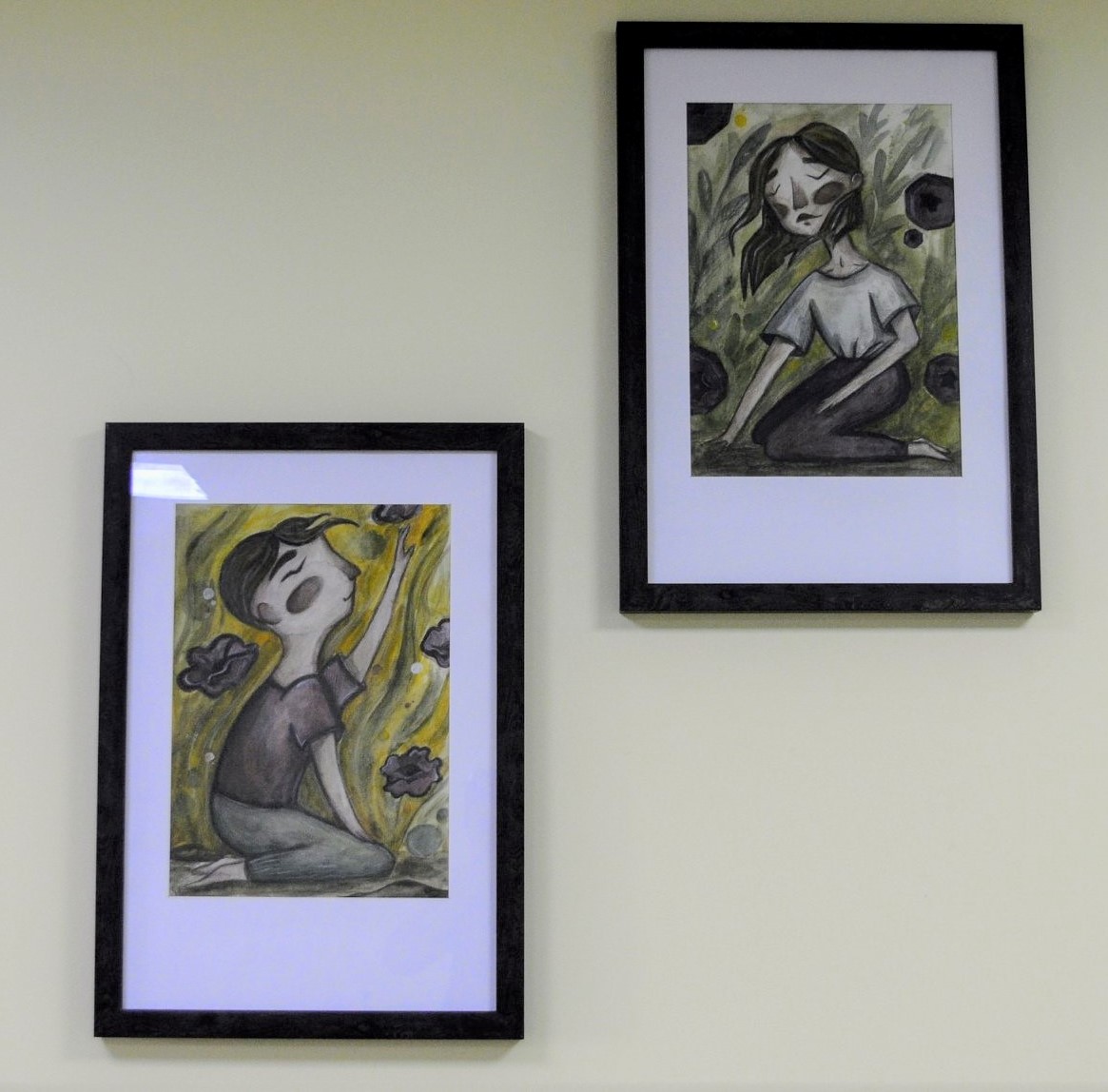 I thank Solomea for her magnificent drawings which she gave to the palliative care unit and which now adorn the walls of the unit.